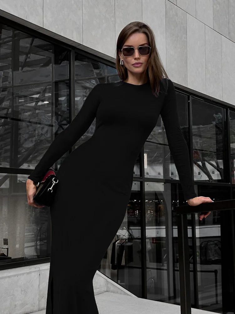 Elegant Full Sleeve Bodycon Party Dresses for Women - Image 21
