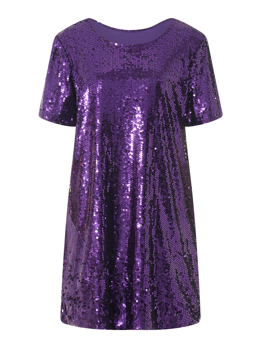 Women's Summer Sequins Mini Party Dress - Casual & Stylish - Image 14