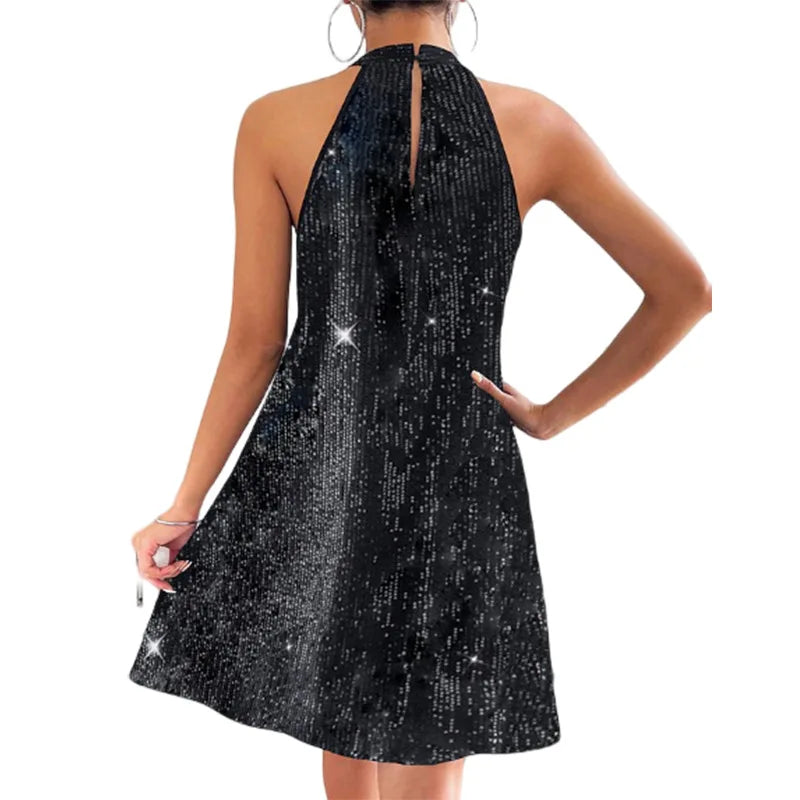 Summer Off-the-Shoulder Sequined Dress for Women - Image 16
