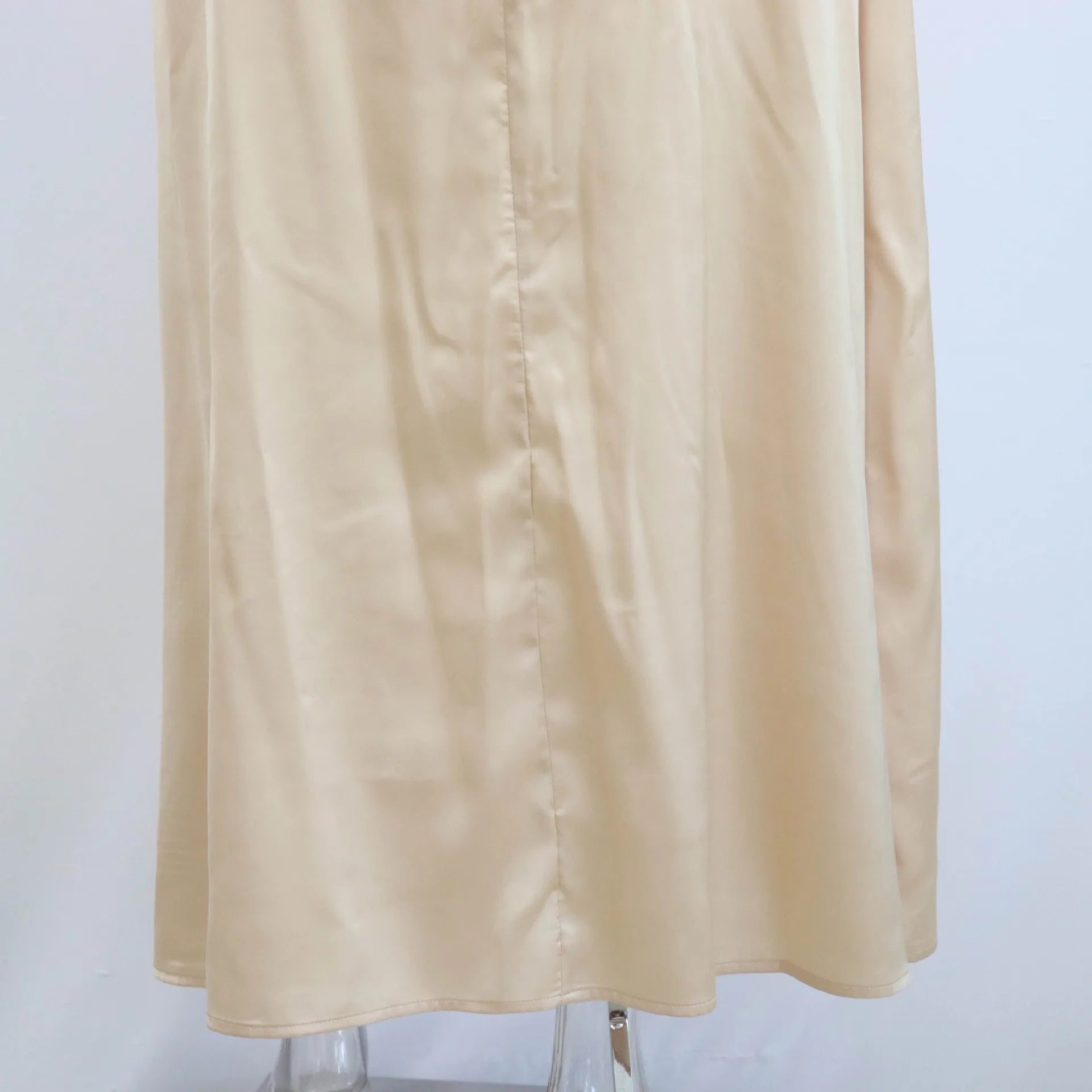 Elegant Open Back Satin Maxi Dress for Summer Events - Image 17