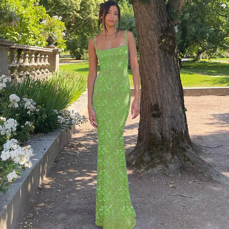 Floral Backless Maxi Dress for Summer Parties and Clubs - Image 55