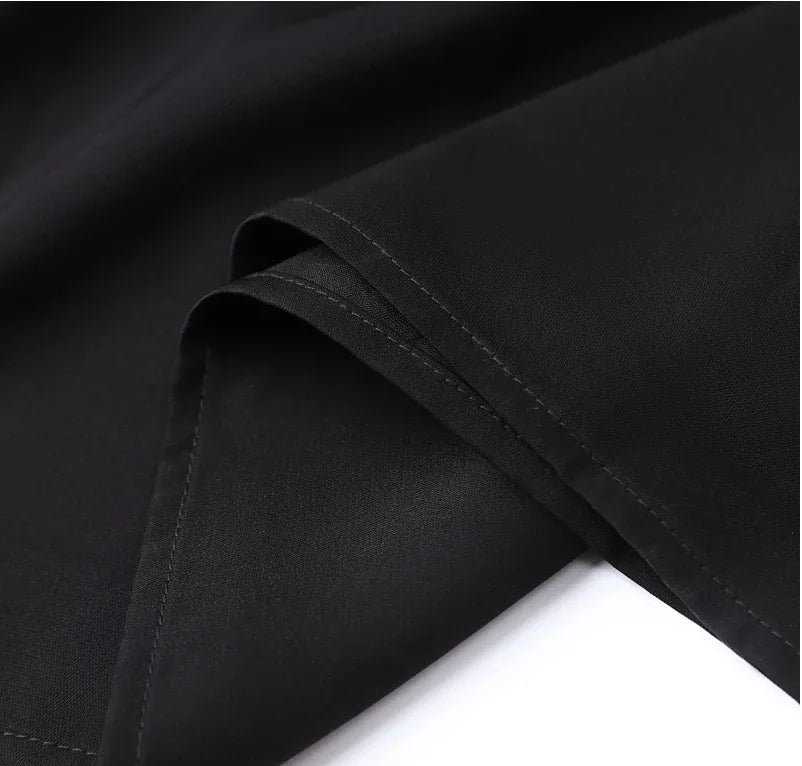 Chic Women’s Short Sleeve Split Neck Maxi Dress - Image 19