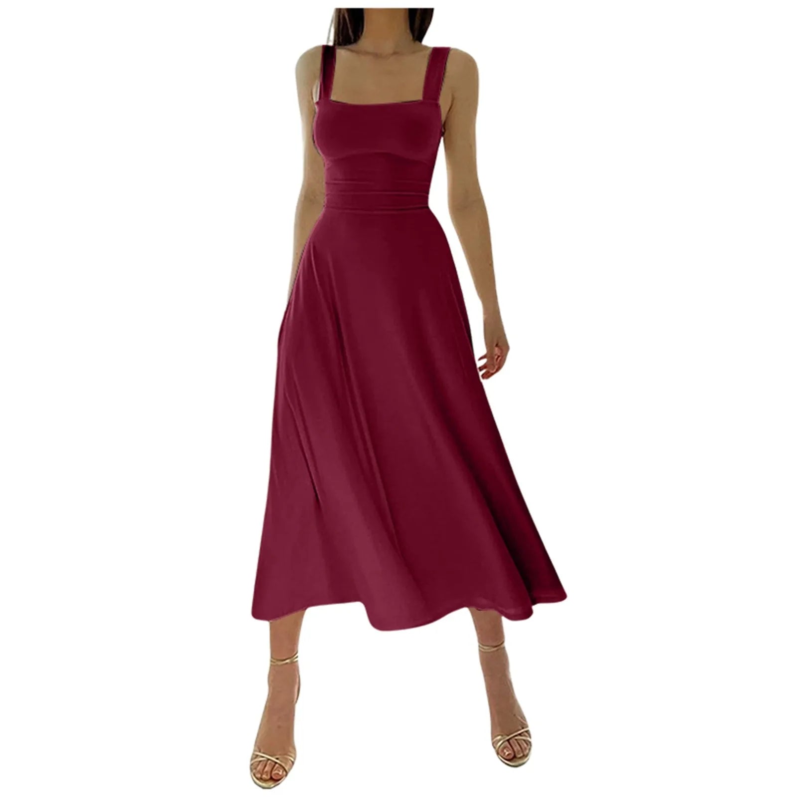 Elegant Summer Boho Camisole Dress for Women - Image 13