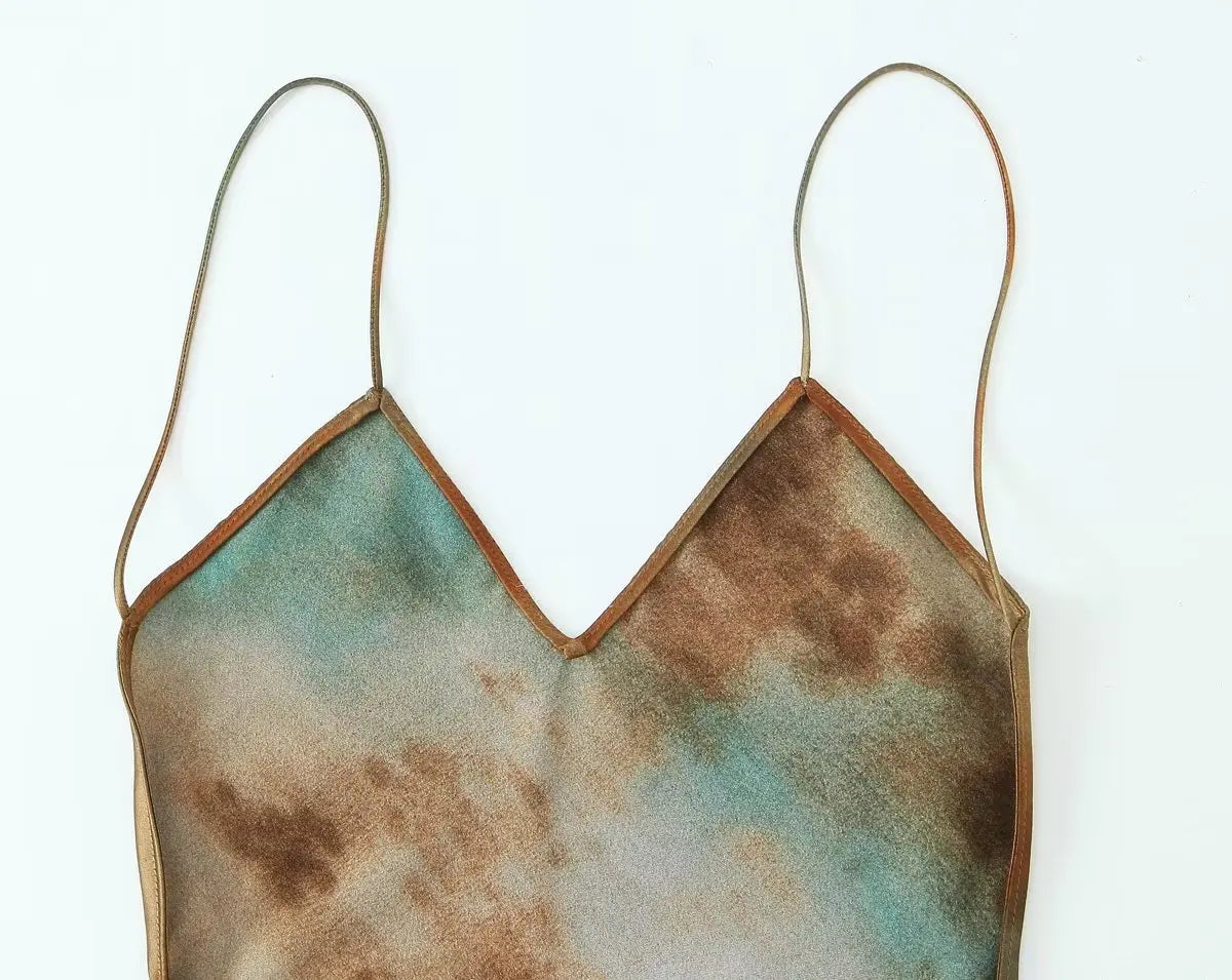 Elegant Backless V-Neck Camisole Dress for Women - Image 15