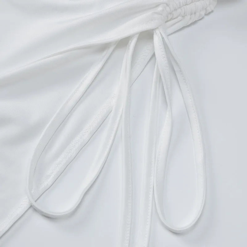 Elegant Off-Shoulder Ruched Mini Dress for Party Fashion - Image 14