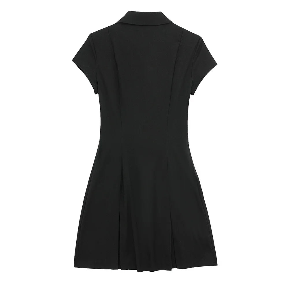 Summer Casual Dresses for Women - Short Sleeve, Zip-Up Design - Image 31