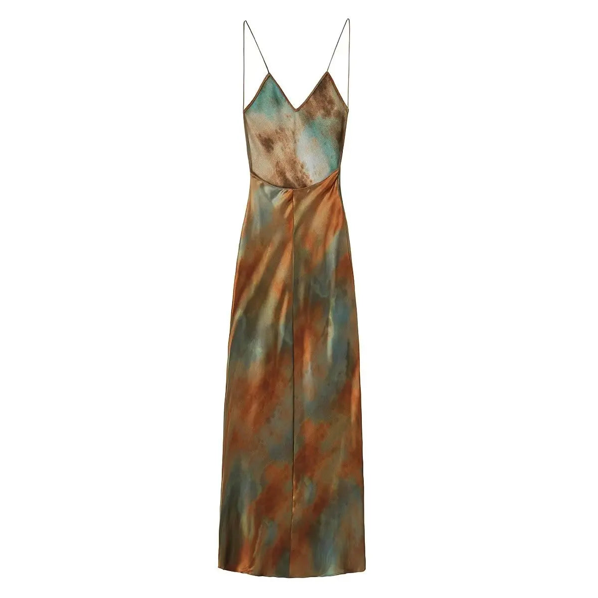 Elegant Backless V-Neck Camisole Dress for Women - Image 10