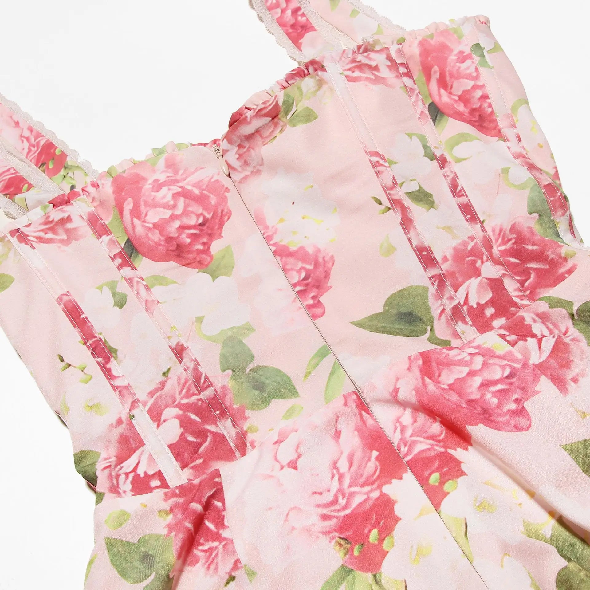 Floral Print Midi Dress for Summer Parties and Casual Wear - Image 23