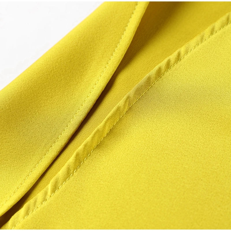 One Shoulder Asymmetrical Satin Long Dress for Women - Image 16