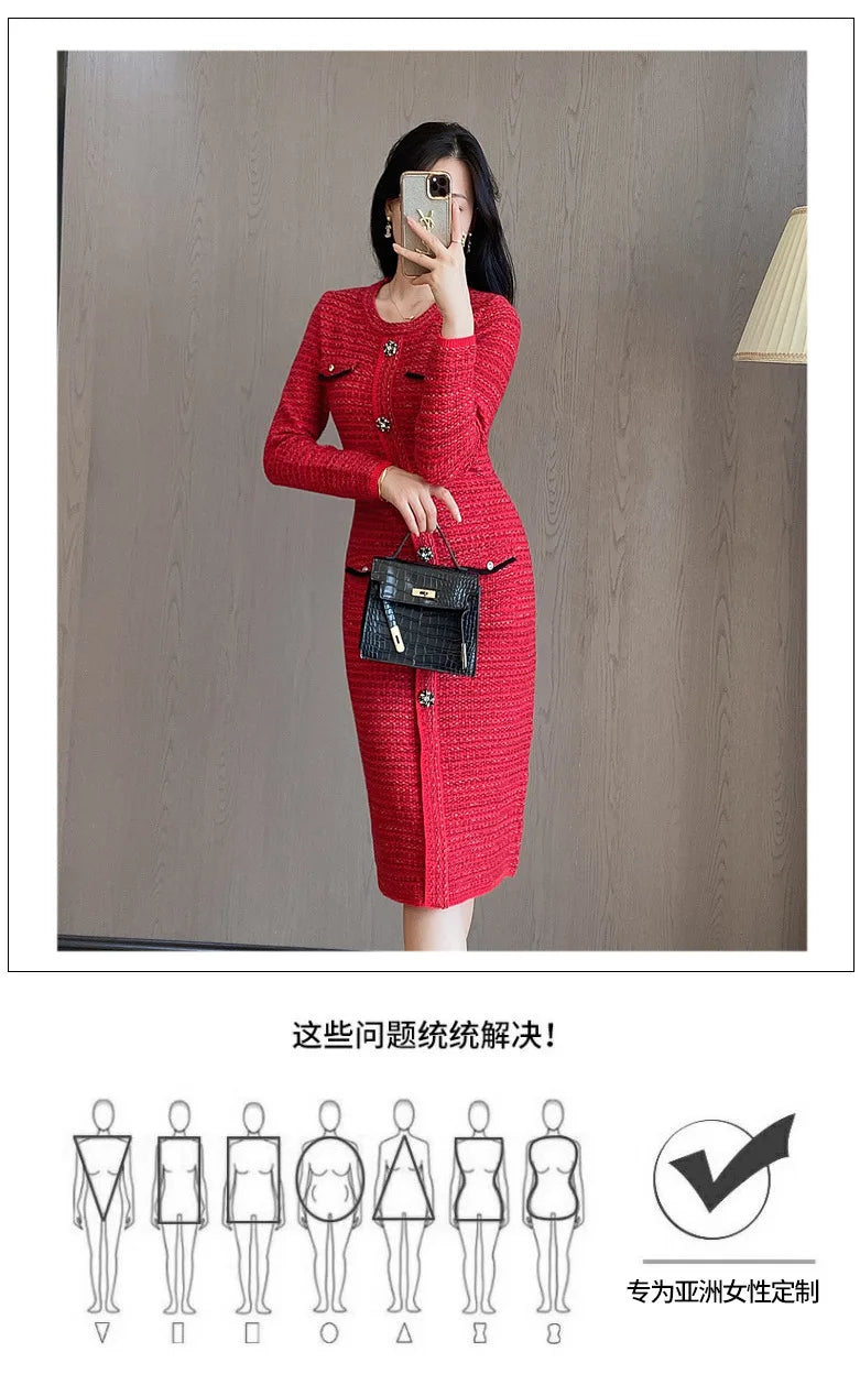 Chic Long Sleeve Striped Knitted Pullover for Women - Image 11