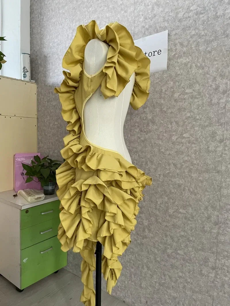 Sexy Sleeveless V-Neck Backless Mini Dress for Parties - Image 11