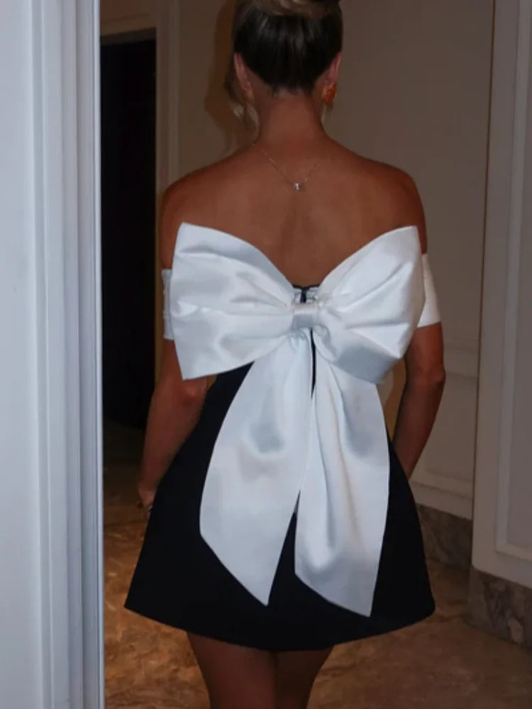 Stylish Strapless Backless Bodycon Mini Dress for Parties - Image 7