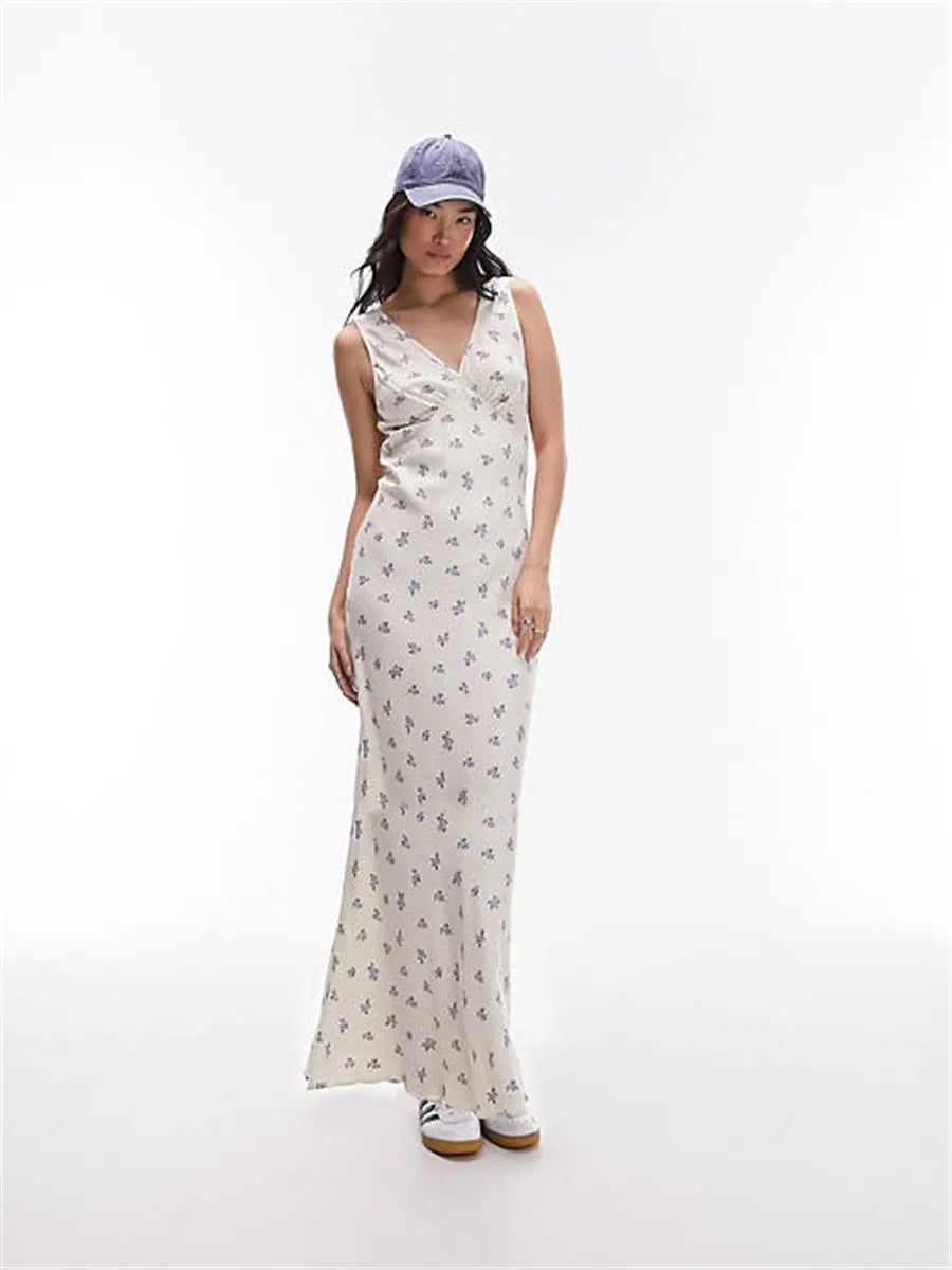 Floral Print Backless Summer Dress for Elegant Occasions - Image 21