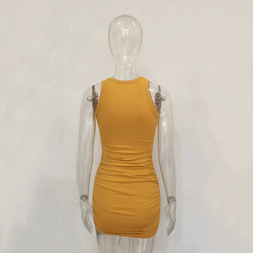 Slim Bodycon Sleeveless Mini Dress for Elegant Parties - Image 32
