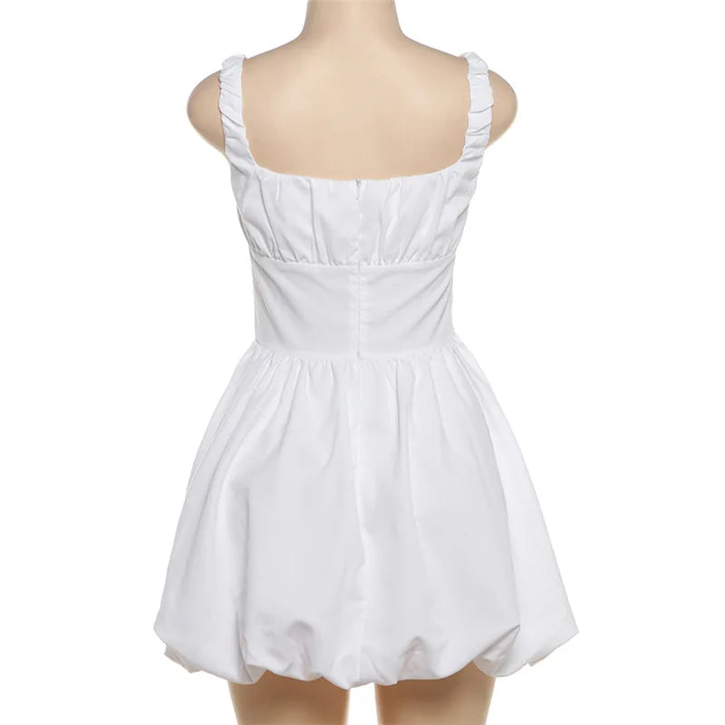 Elegant Backless A-line Mini Dress for Summer Parties - Image 19