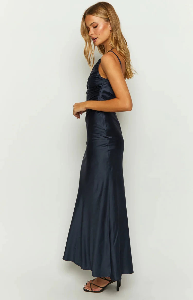 Backless Satin Maxi Dress for Summer Parties - Image 39