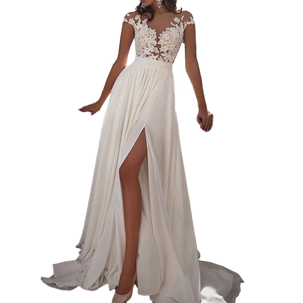 Stylish Sleeveless Chiffon Dress with Stretchy Solid Design - Image 15