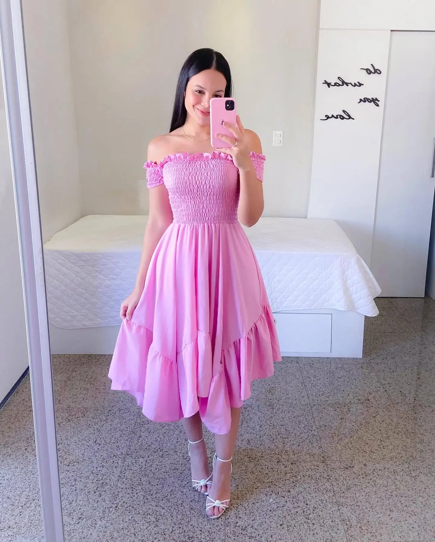 Elegant Off-Shoulder Summer Floral Dress for Women - Image 20