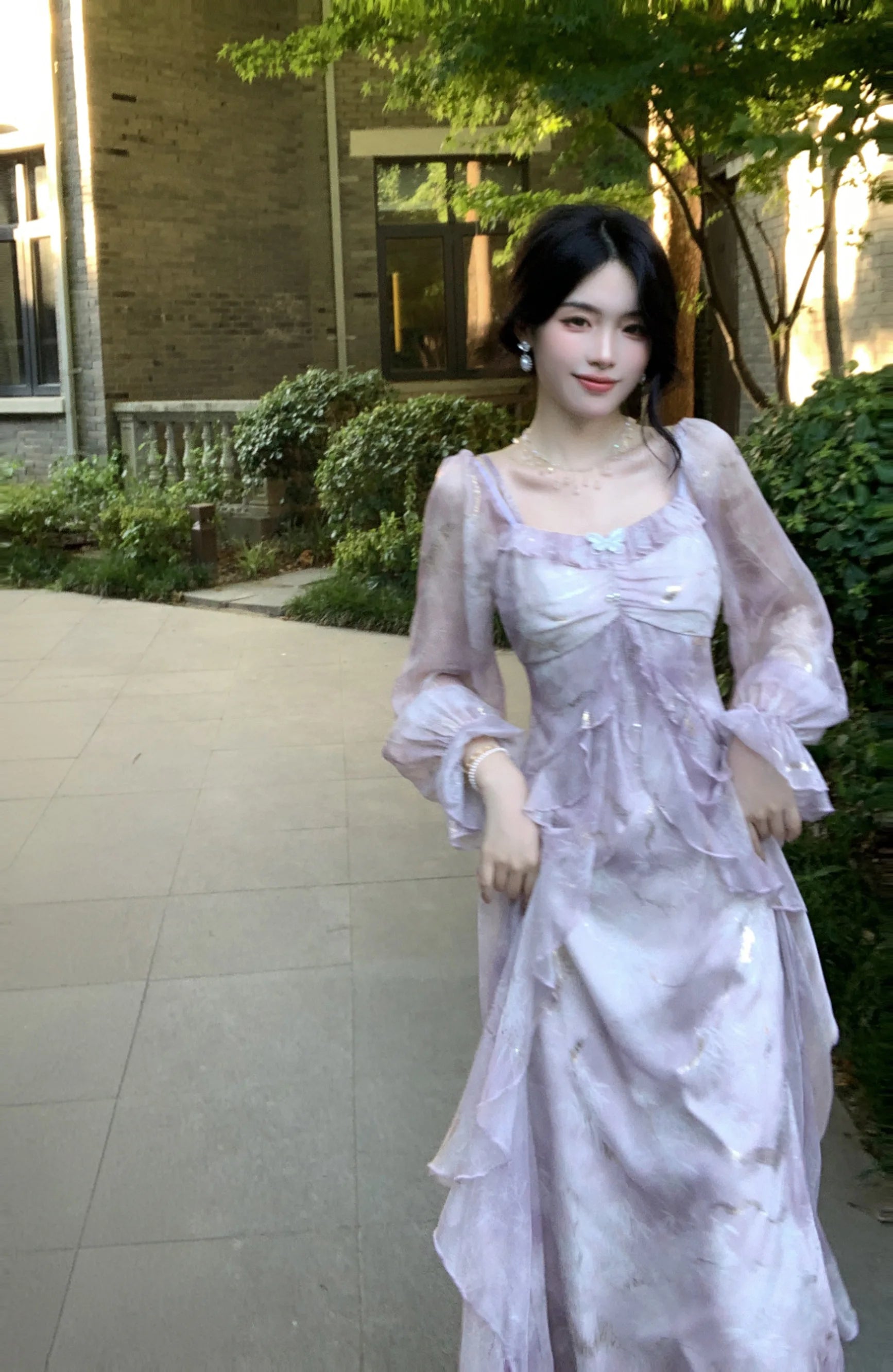 Elegant Off-Shoulder A-Line Fairy Long Dress for Women - Image 30