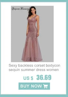 Elegant Backless Sequin Maxi Dress for Summer Parties - Image 31