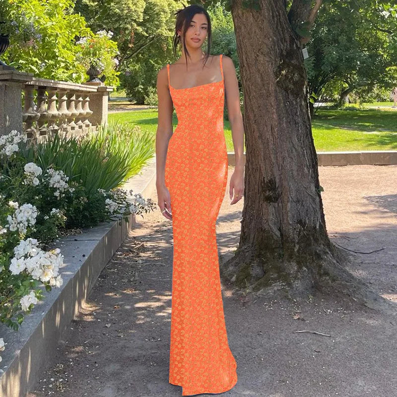 Floral Backless Maxi Dress for Summer Parties and Clubs - Image 43