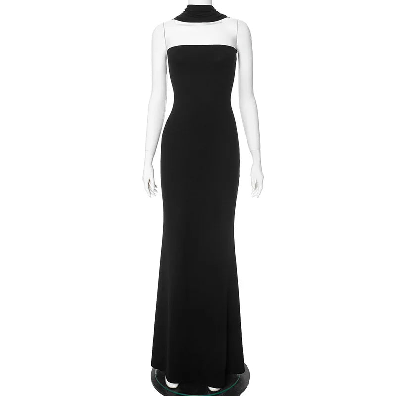 Elegant Sleeveless Fishtail Dress for Women - Backless Bodycon Evening Wear - Image 30