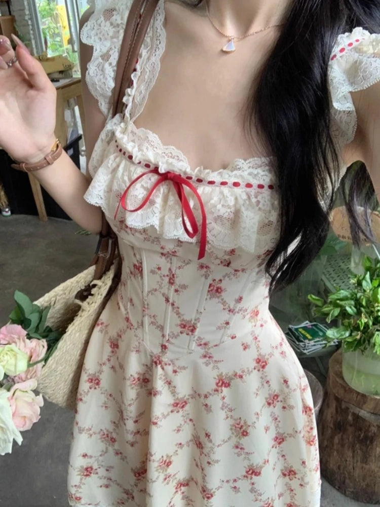 Chic Floral Midi Dress for Summer Beach & Parties - Image 9