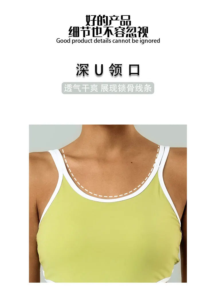 High-Performance Women's Sports Jumpsuit with Chest Pad - Image 13