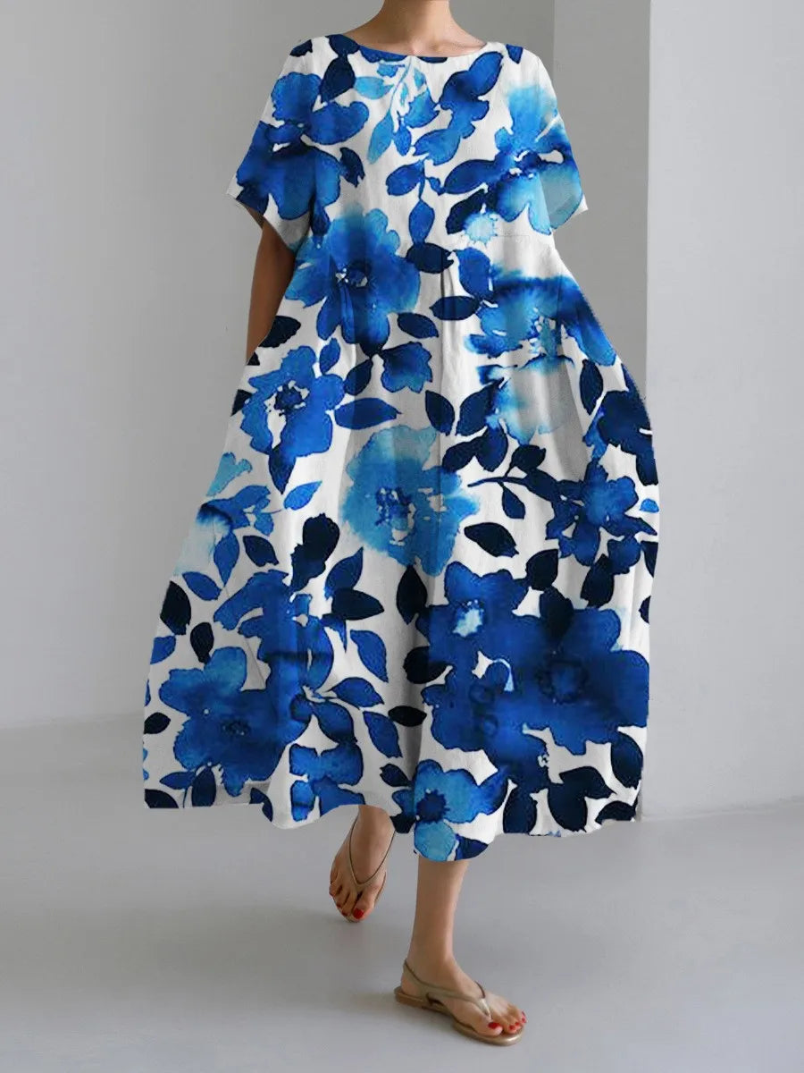 Floral Pocket Maxi Dress for Women – Summer Style - Image 6