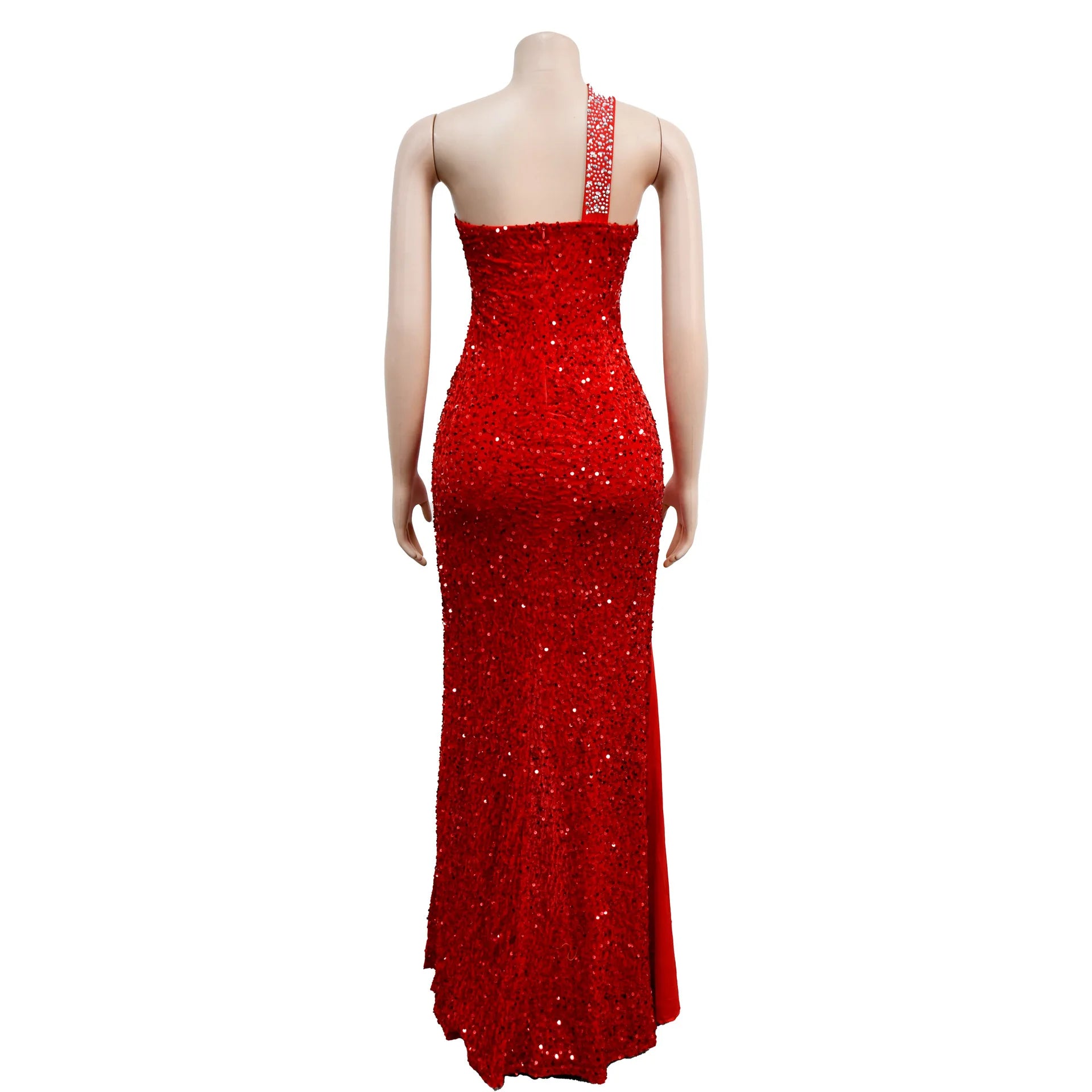 Elegant Backless V-Neck Maxi Dress for Night Parties - Image 24