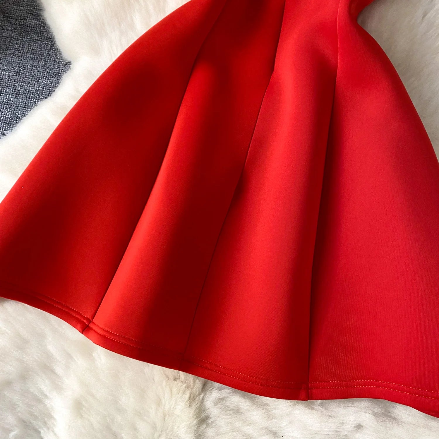 Elegant Off-Shoulder Sleeveless Puff Dress for Summer Parties - Image 14