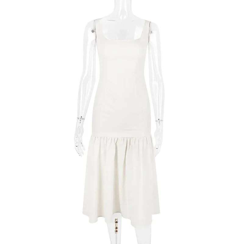 Chic Sleeveless Plunge Maxi Dress for Women - Image 7