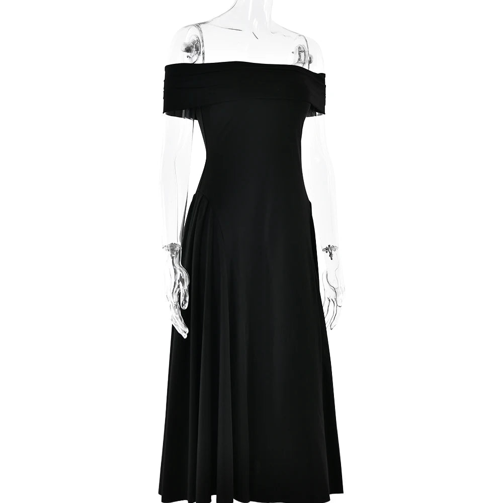 Elegant Strapless High Stretch Pleated Evening Dress for Women - Image 12