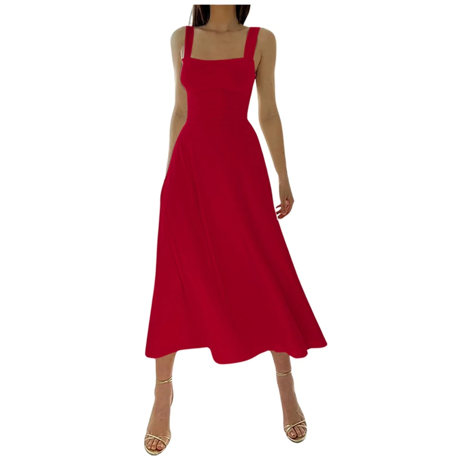 Elegant Summer Boho Camisole Dress for Women - Image 14