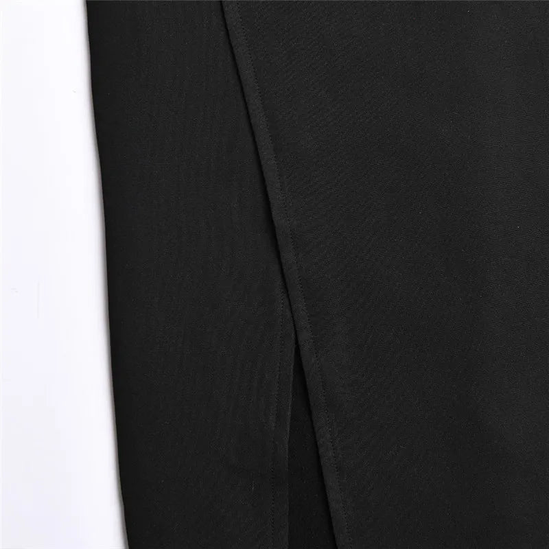 Elegant Hollow Out High Split Maxi Dress for Women - Image 36