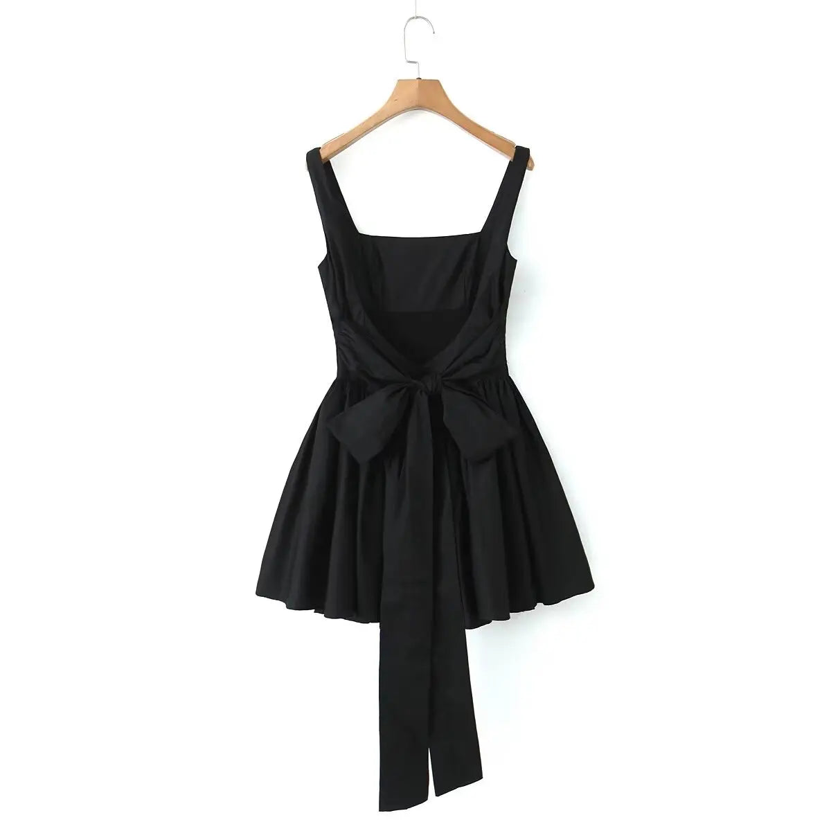 Summer Women's Backless Bow Mini Dress - Holiday Party Style - Image 27