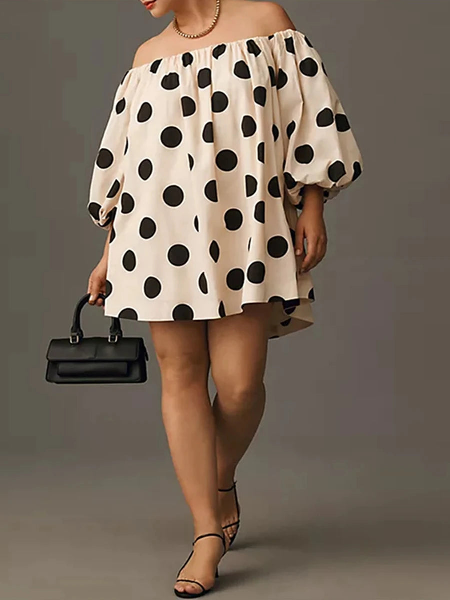 Chic Off-Shoulder Summer Mini Beach Dress for Women - Image 14