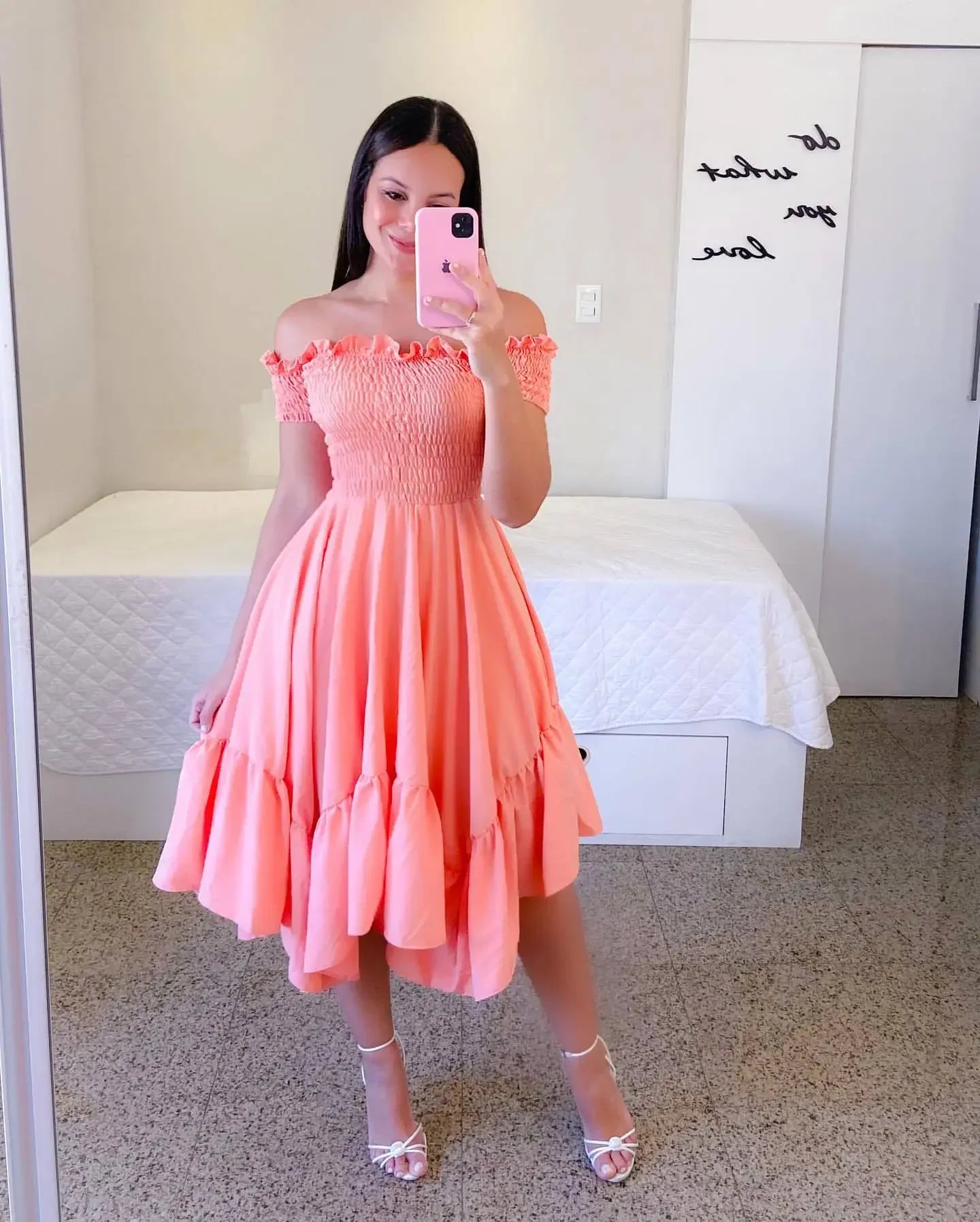 Elegant Off-Shoulder Summer Floral Dress for Women - Image 19