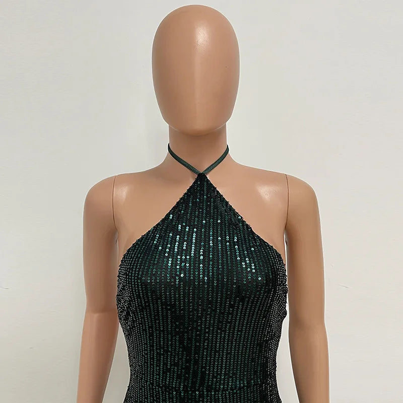 Elegant Sequin Long Dress for Weddings and Prom - Image 37