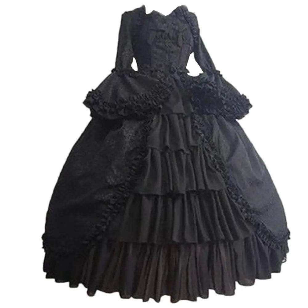 Elegant Retro Gothic Lolita Ball Dress with Bowknot - Image 6