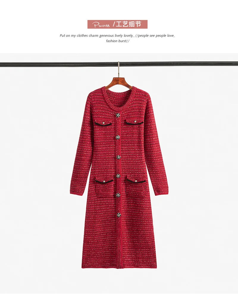 Chic Long Sleeve Striped Knitted Pullover for Women - Image 14