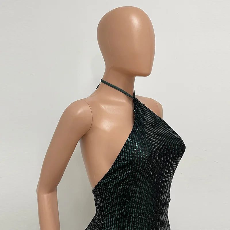 Elegant Sequin Long Dress for Weddings and Prom - Image 39