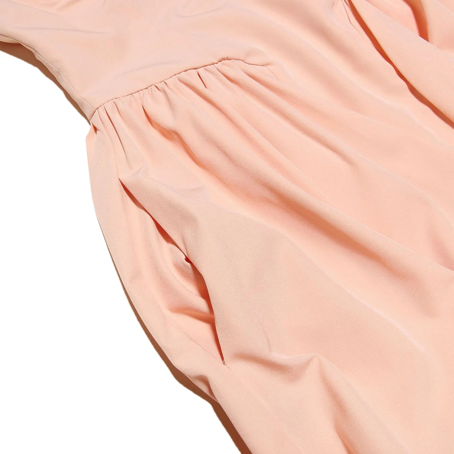Elegant Pink Midi Dress with Spaghetti Straps for Women - Image 39