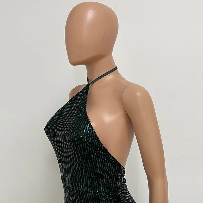 Elegant Sequin Long Dress for Weddings and Prom - Image 38