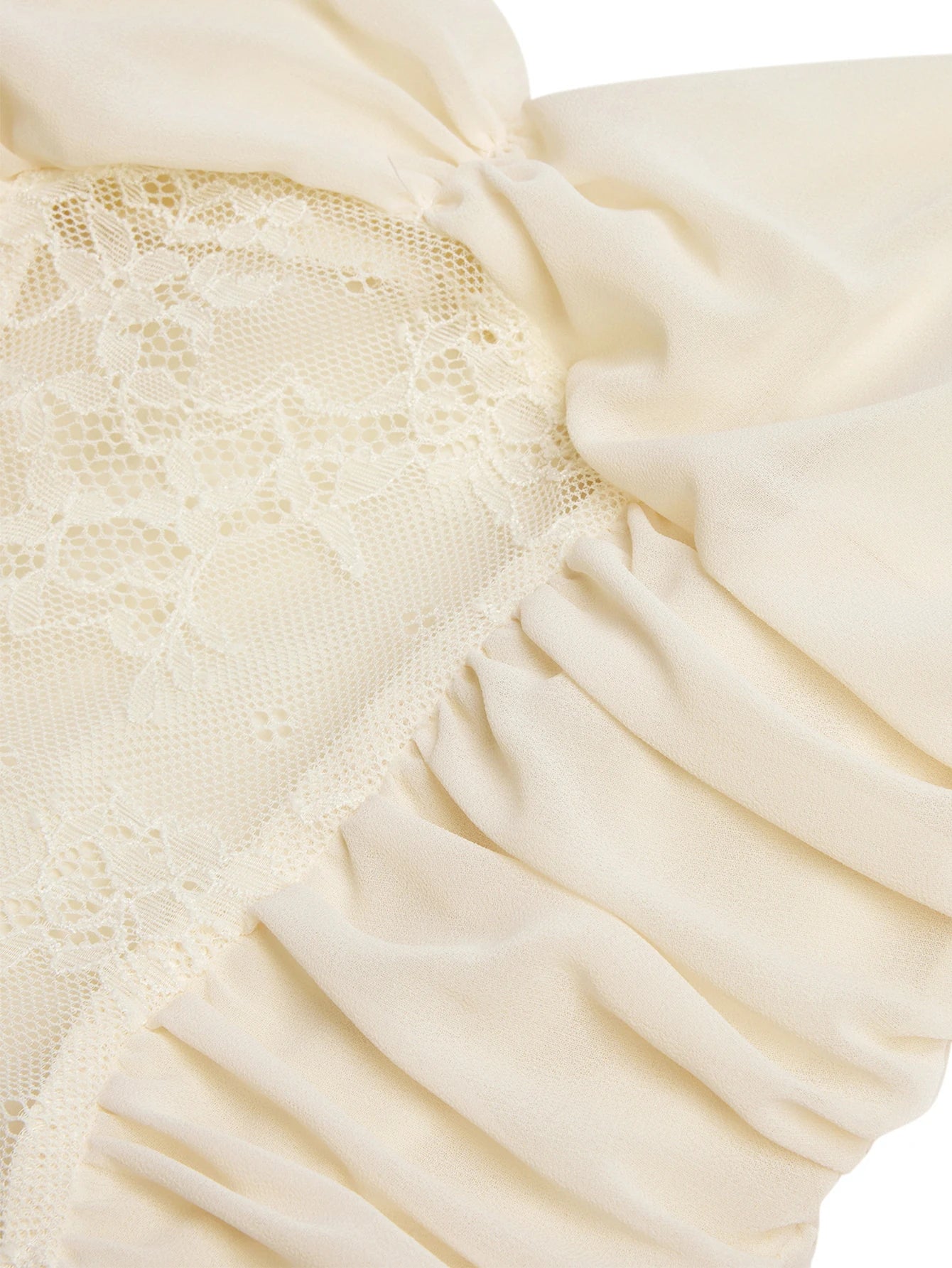 Elegant Beige Lace Spaghetti Strap Bodycon Dress for Summer - Image 10