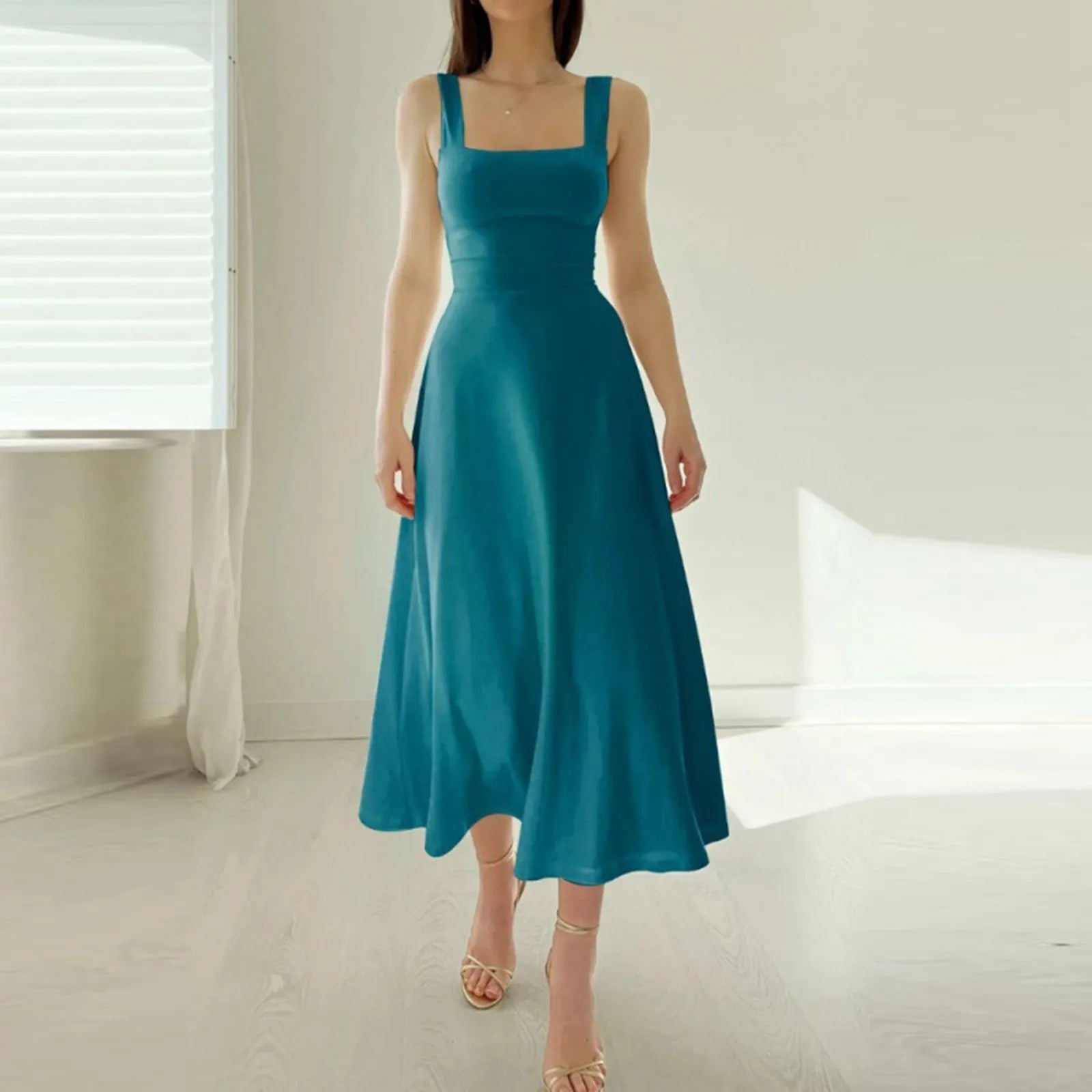 Elegant Summer Boho Camisole Dress for Women - Image 8