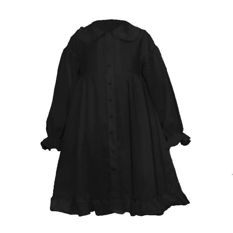Women's Kawaii White Puff Sleeve Midi Dress - Image 8