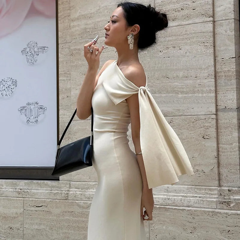 Elegant Off-Shoulder Sleeveless Maxi Dress for Women - Image 15