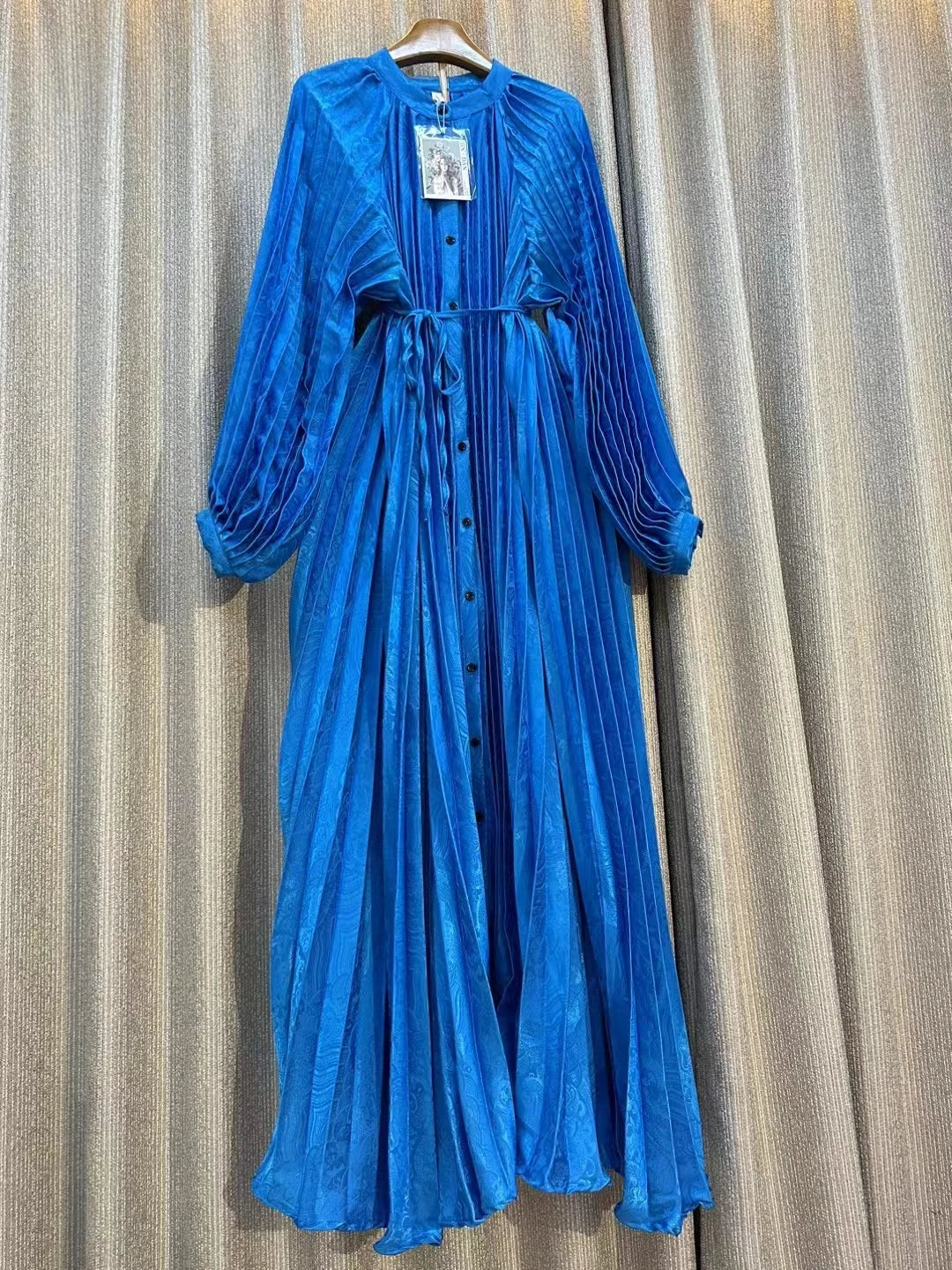 Elegant High Waist A-Line Long Sleeve Party Dress - Image 14