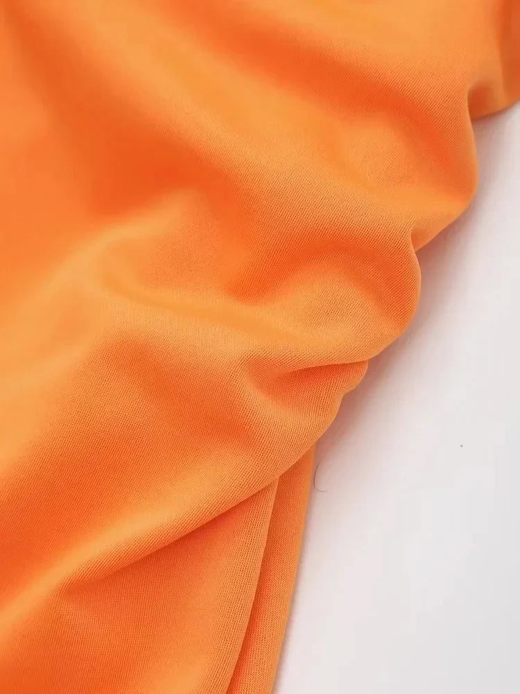 Elegant Summer Halter Dress for Women - Pleated & Backless - Image 13